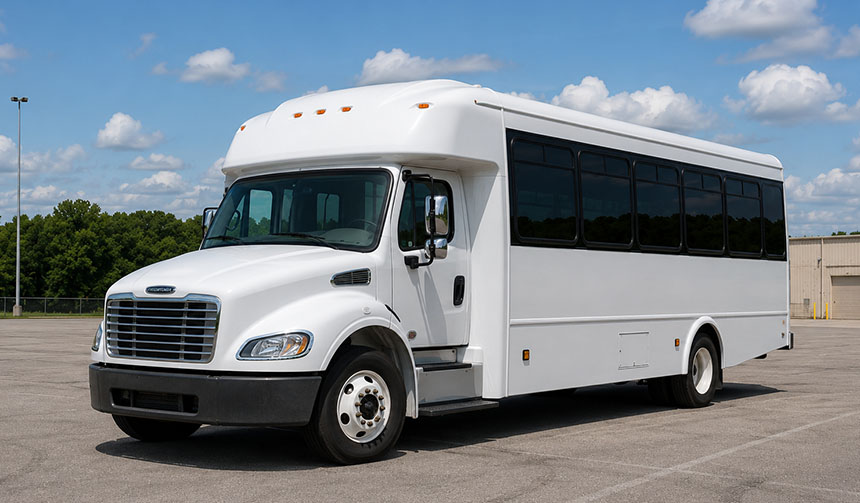 25-passenger minibus for charter in Lansing, MI