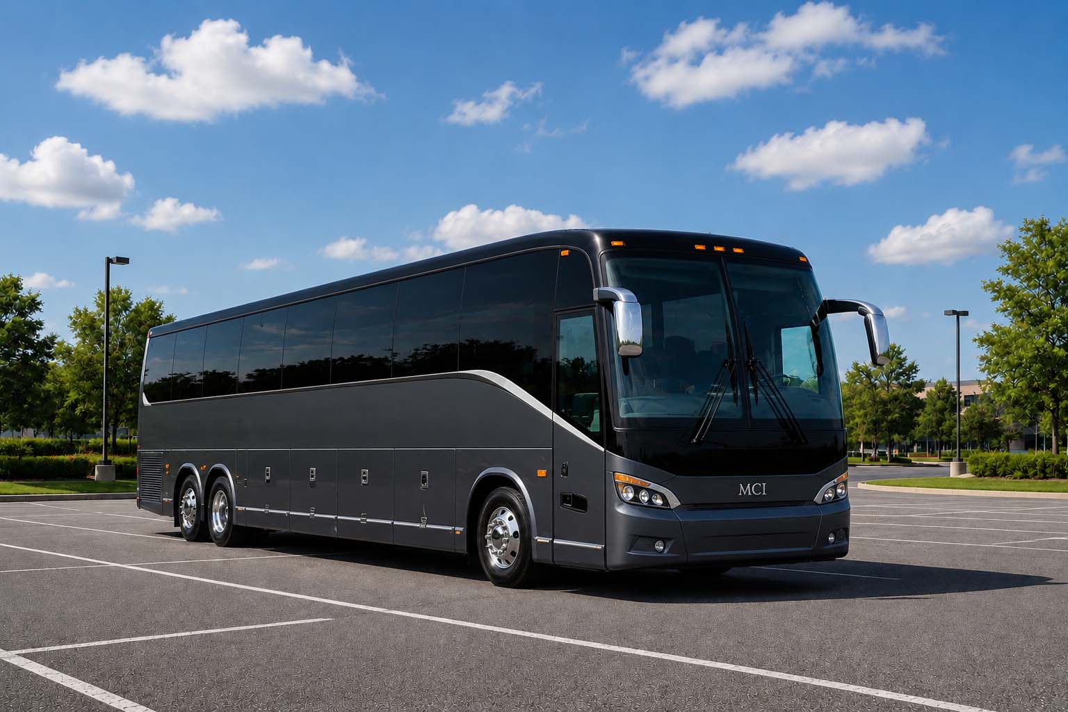 Charter bus rental in Lansing, MI